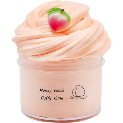 60/120ml Slime Fluffy Lizun DIY Kit Polymer Modeling Clay Light Plasticine For Cookies Slime Charms Accessories ToysFor Kids