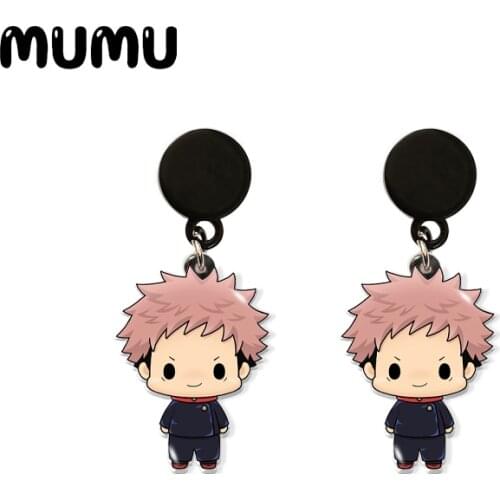 2021 New Jujutsu Kaisen Drop Earring Anime Acrylic Earrings Resin Epoxy Handmade Jewelrys Gifts Lover