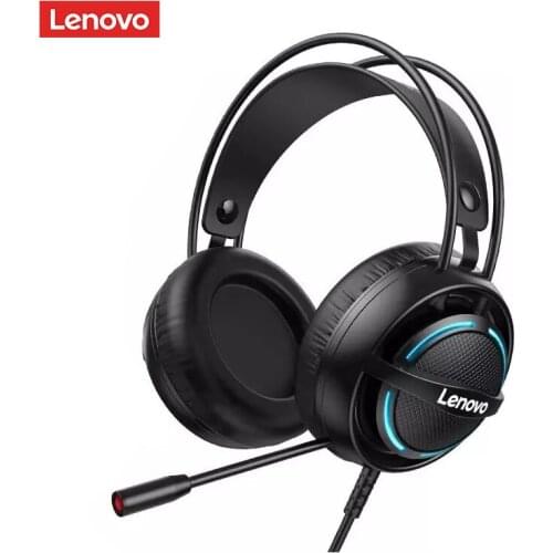 Original Lenovo G30 Headphone USB Wired Over Ear Gaming Headset with Microphone 7.1 Stereo Earphones for Game Players Headphones