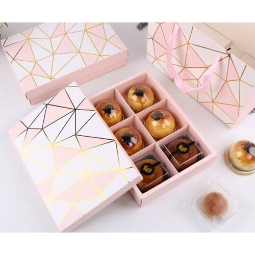 Food grade custom handmade luxury rigid paper gift packaging folding paper box insert tray chocolate box ---PX2042