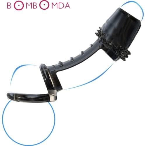 Silicone Reusable Glans Protect Penis Extender Enlargement Penis Male Prevent foreskin Cock Ring Ejaculation Delay Penis Ring