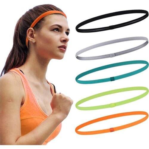 Women Stretch Sports Yoga Hairband Headband Men Sport Running Fitness Headbands Elastic Anti-slip Sweatband Gym Headbands #W5