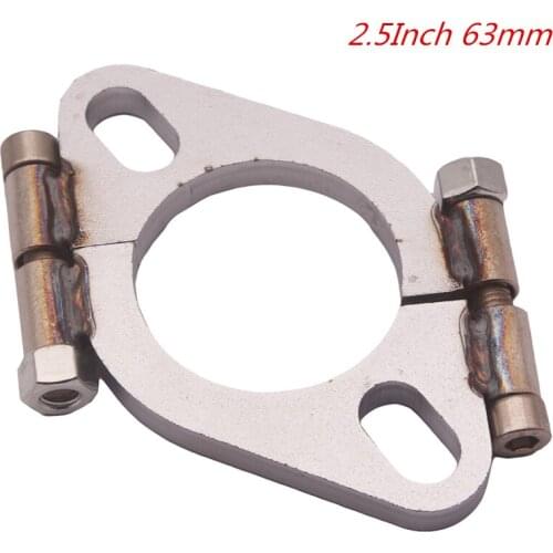 2" inch Exhaust Flange Flat Oval Split Repair Replacement made of mild steel