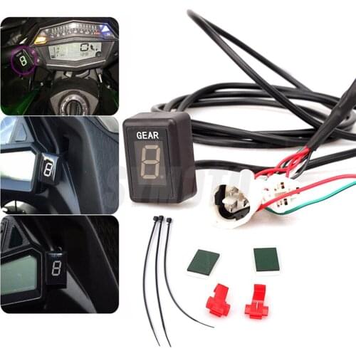 Ecu Plug Mount 6 Speed Gear LED Display Indicator 1-6 Level Gear Indicator For KTM 990 Adventure SuperDuke SMT With ABS 2006-10
