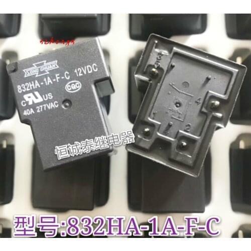 832HA-1A-F-C-12vdc40a group of normally open T90 high-power relays