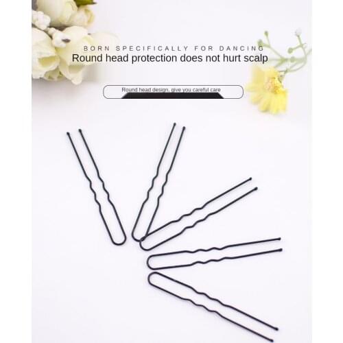5 Dance Disc Hair Accessories U-shaped Clip U-shaped Card 5-6 Cm Ballet Headwear Performance Performance Accessories