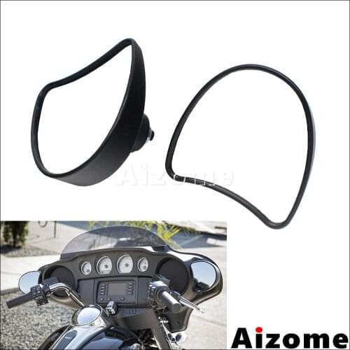 Motorcycle Batwing Fairing Side Mount Mirrors For Harley Touring Electra Glide Ultra Limited Tri Glide FLHX FLHT 2014-2019 2020