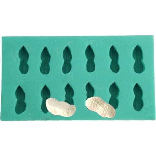 Cake Decorating Mold Peanut 3D Silicone Baking Mould For Chocolate Brownie Mouss