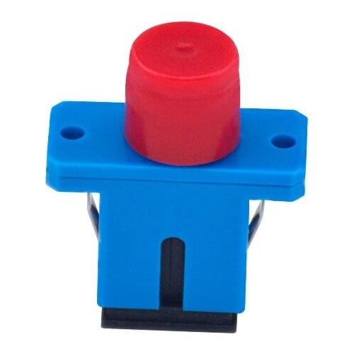 SC-FC Optical Fiber Coupler Square To Round Connector Adapter Telecom Grade Sc Optical Fiber Adapter Flange