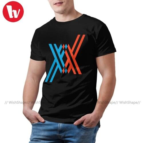 Darling In The Franxx T Shirt DARLING In The FRANXX T-Shirt Streetwear Print Tee Shirt 5x Short Sleeve Tshirt