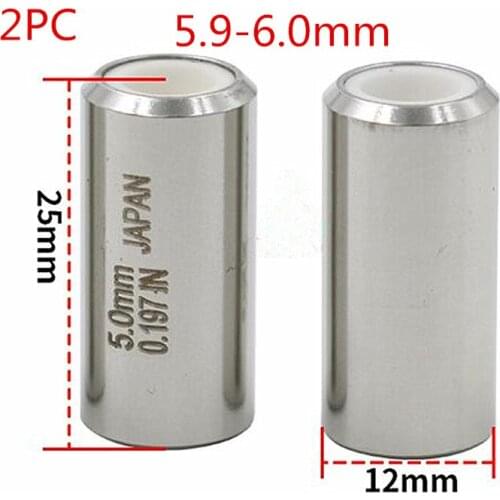 2PCS EDM Machine Ceramic Guide 12X25mm 5.9-6.0mm Guide Tube For Drill Guide For EDM Drilling Machine