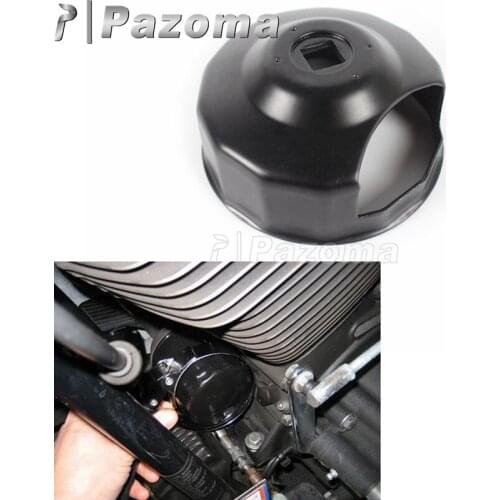Motorcycle Steel 76mm Cap Style Oil Filter Wrench Drive Socket Wrench for Harley Davidson XG 2015-2018