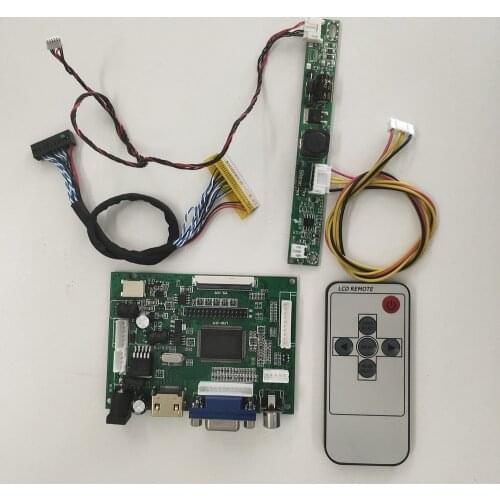 Kit Work for LP133WX3 TL 1280x800 HDMI VGA monitor DIY LVDS Controller Board remote 30pin LED 2AV Screen driver panel LCD