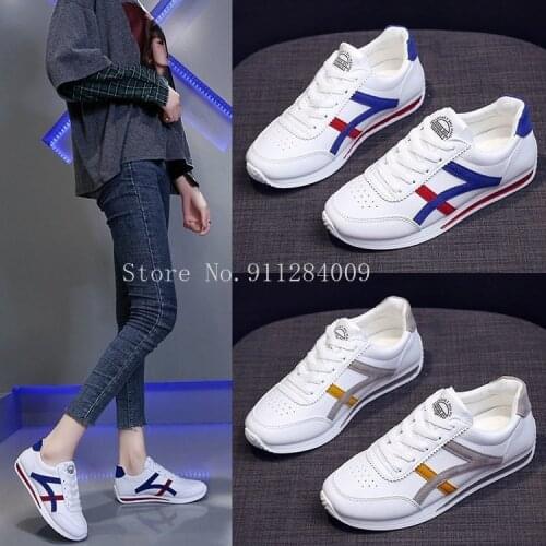 Net red small white shoes womens 2021 new color matching Forrest Gump leisure sports shoes womens shoes