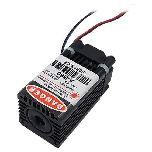 Dyue Laser Diode 60mW blue laser module 488nm laser head LD with driver for medical and stage laser light