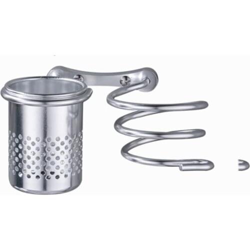 Multifunction Bathroom Storage Hair Dryer Holder Shower Organizer Self-adhesive Wall Mounted Plastic Shelf Shampoo Straightener