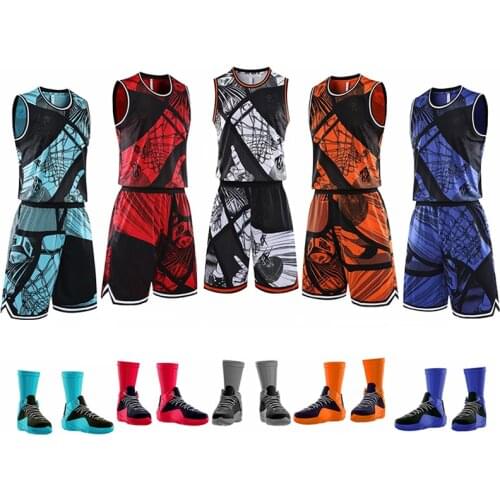 Retro Jerseys Basketball Men Basketball Jersey Custom Youth Basketball Uniforms Breathable Team Training Sports Tee Outdoor Suit