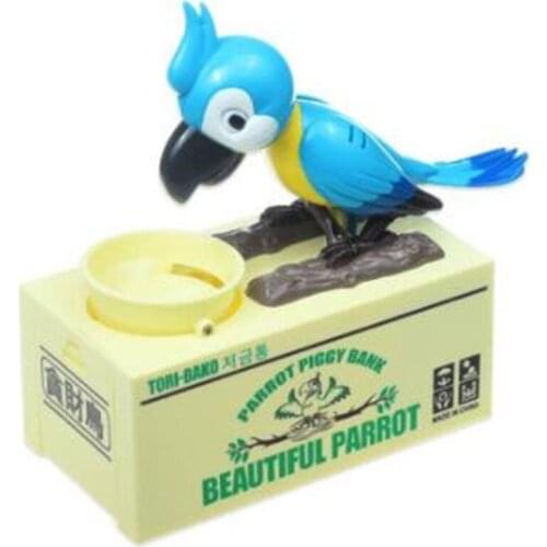 New Cute Puppy Parrot Piggy Bank Childrens Piggy Bank Fortune Dog Eats Money Toy