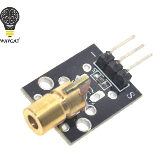 New KY-008 3pin 650nm Red Laser Transmitter Dot Diode Copper Head Module for Arduino AVR PIC DIY