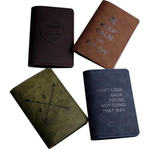 Travel Accessories Mens Passport Holders PU Leather Function Travel Passport Cover Case Card ID Holders 14cm*10cm