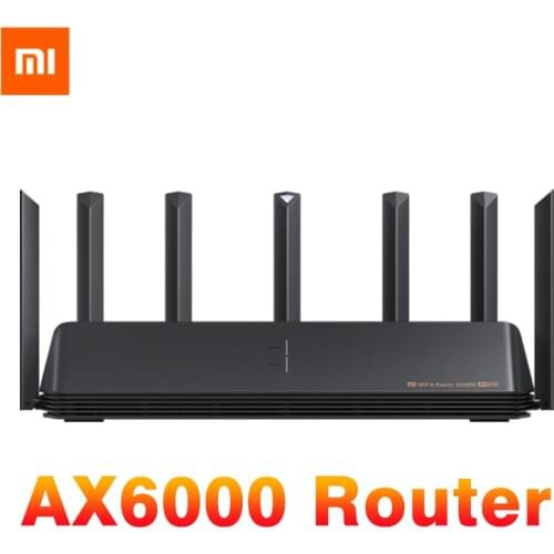 Original Xiaomi Mi Smart Wi-Fi Router AX6000 Wireless WiFi6 Speed Up to 6000 Mbps 512 MB RAM Support 248 Devices On line Network