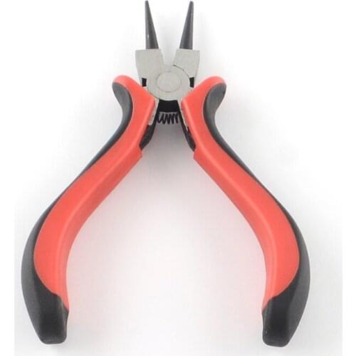 45# Steel Jewelry Pliers Round Nose Pliers Jewelry Making Tool 120x83x18mm