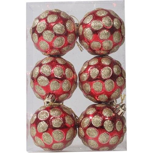 6pcs Christmas Pendant Decorations Pendant Christmas Tree DIY Hanging Ornament Party Home Showcase Supplies