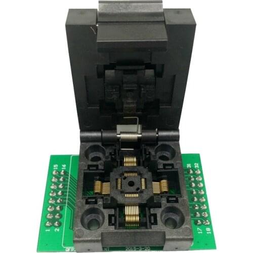 QFP32 TQFP32 LQFP32 to DIP32 Universal Programming Socket Pitch 0.5mm IC Body Size 5x5mm Test Adapter Programmer