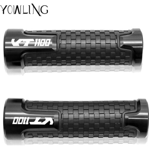 Motorcycle handlebar grip handle bar Motorbike handlebar grips FOR Honda Shadow VT1100 1987-2007 2000 2001 2002 2003 2004 2006