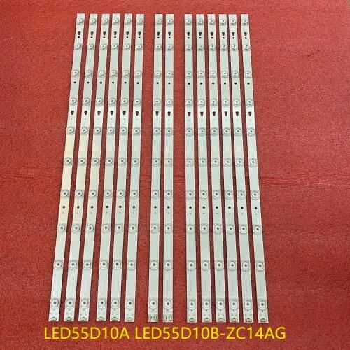 14pcs/set LED backlight bar For TF-LED55S37T2SU LED55K36U LED55K35U LC546PU1I01 LS55AL88U71 LED55D10A LED55D10B-ZC14AG-01 ZC1402