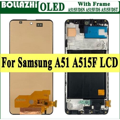 TFT&OLED LCD For Samsung Galaxy A51 LCD A515F SM-A515F/DS A515F/DS A515F Display Touch Screen Digitizer For Samsung A515 Display