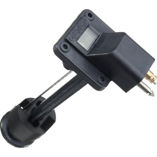 12L/24L External Fuel Tank 23cm Plastic Gauge Meter Assy for Yamaha for Hidea Outboard Motor One Complete Fuel Gauge Assembly