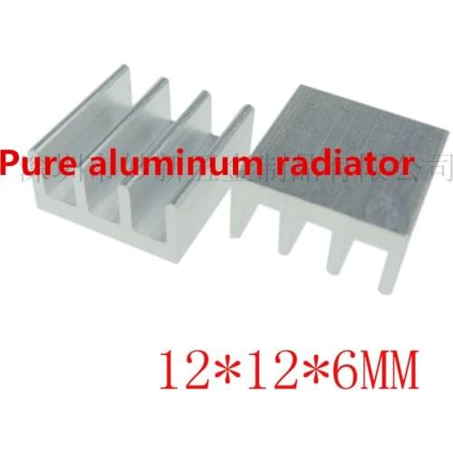 20pcs 12*12*6MM High quality heat sink Pure aluminum radiator memory chip dedicated radiator