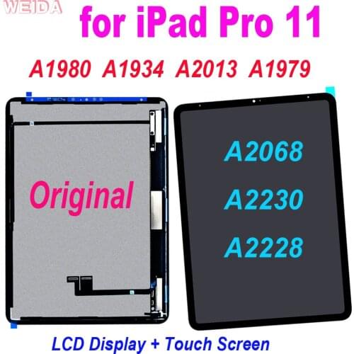 Original for iPad Pro 11 A1980 A1934 A2013 A1979 LCD Display Touch Screen Digitizer Assembly for iPad Pro 11 A2068 A2230 A2228