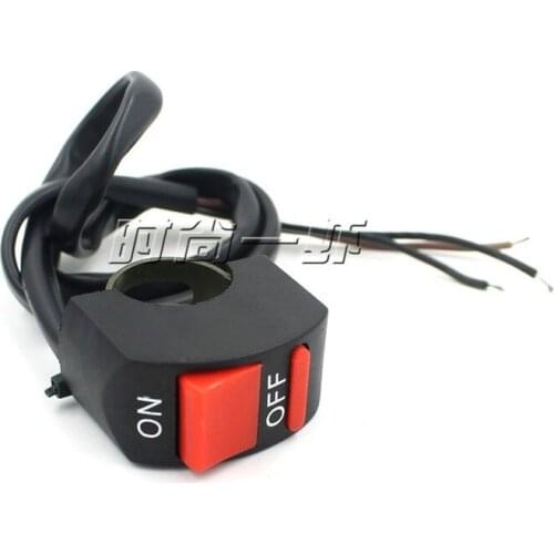 1pc 22mm Motorcycle Electric Car Modified Handle switch Double Flash Switch Faucet Headlight Fog Lamp Switch Double Flash