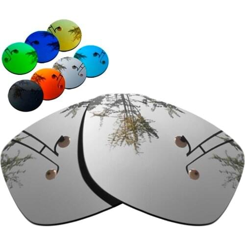 100% Precisely Cut Polarized Replacement Lenses for Jupiter Squared Sunglasses Chrome Mirrored Coating Color- Choices