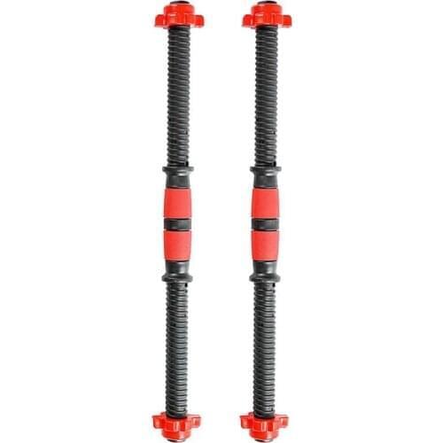 2Pcs 40cm Universal Dumbbell Bars Set Gym Barbells Strength Training Workout Dumbbell Accessories Fitness Equipment