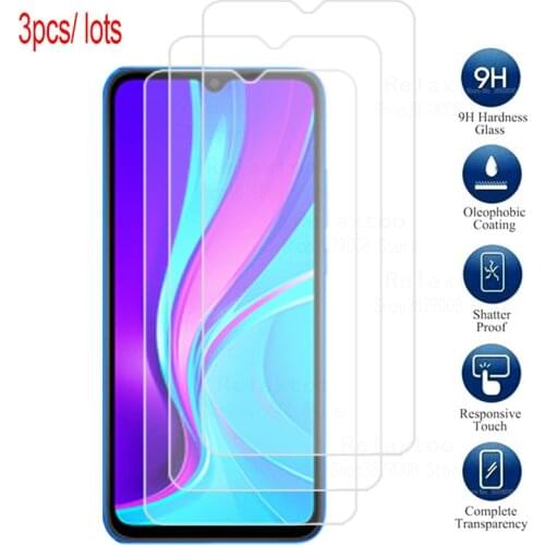 3pcs Protective Glass For Xiaomi Redmi 9C NFC Screen Protector xiomi Redmi 9 C C9 redmi9c Tempered Glass Safety Phone Film 9H