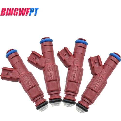 4PCS Fuel Injectors For Jeep Grand Cherokee Wrangler For Ford Dodge Ram 1500 2500 3500 OEM 0280156161,FJ462