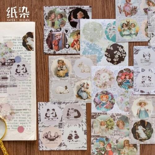 6pcs/pack Romantic Series Scrapbooking sticker Creative Paper Stickers For Gifts DIY Decor Kids Gift Stationery