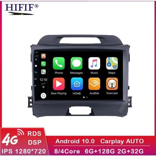 4G+64G Android 10 DSP Car Radio Multimedia Video Player Navigation GPS 2 din For KIA Sportage 3 4 2010-2015 no dvd