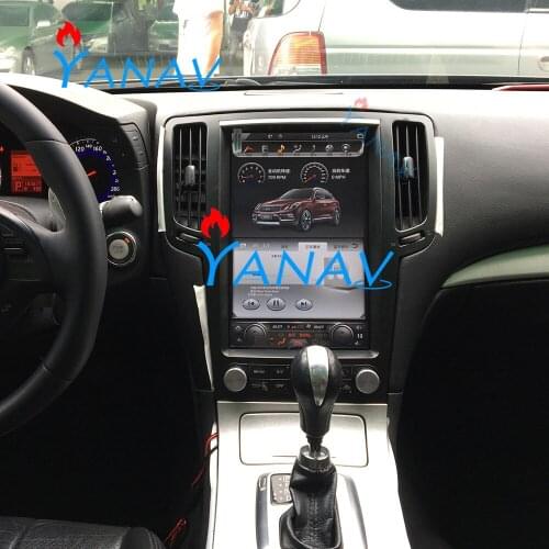 12.1 inch Vertical screen android car gps multimedia video radio player For Infiniti G37 G35 G25 G37S 2010-2014 car navigaton st