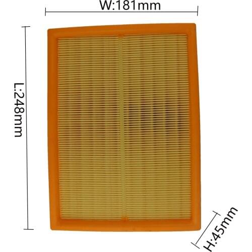 Car Air Filter For MG MG6 sedan (MK1 2010 2011 2012 2013 2014 2015 2016 2017 1.8T/L MG7 2009 2010 2011 2012 2013-1.8T PHE000200