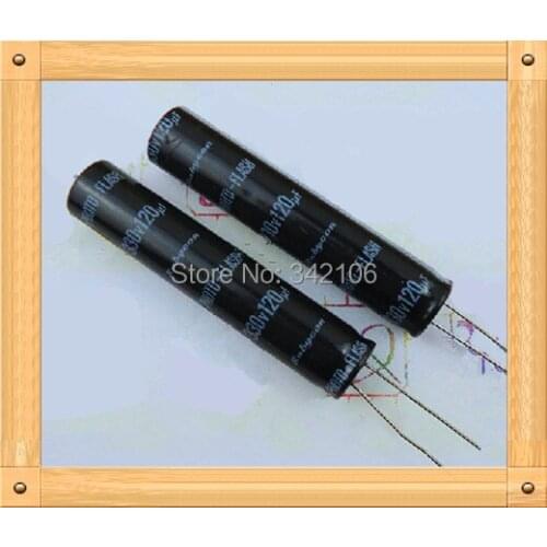 Free Shipping!!! 2pcs Electrolytic capacitors / 10'' 38 120UF/330V flash capacitor