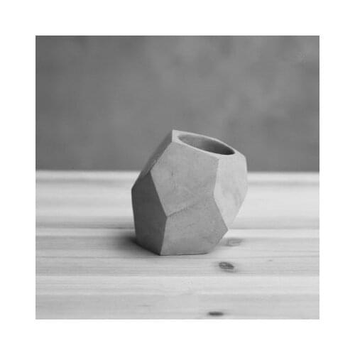 Ceative Desktop Decoration Craft Pot Molds for Concrete Silicone Flowerpot Mould Pen Container Making Tool