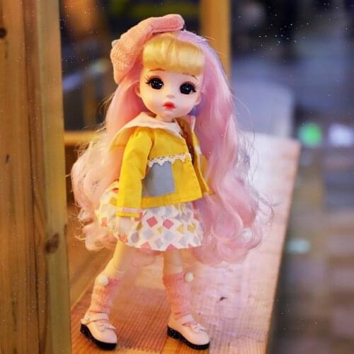 DBS Angel Series doll 1/6 BJD mechanical joint Body With makeup Including scalp eyes clothes shoes girls SD YOSD gift toy girl