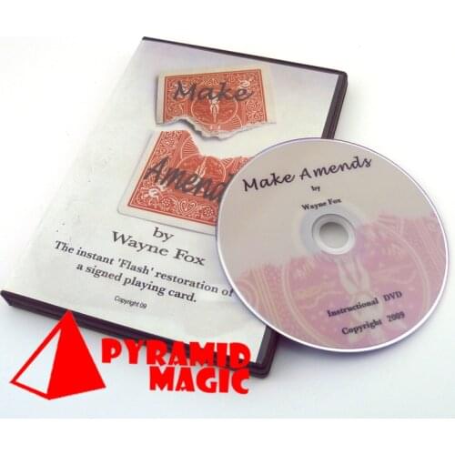 Make Amends (With Gimmick) by Wayne Fox, Produced by Merchant of Magic / close-up street card magic trick / wholesale