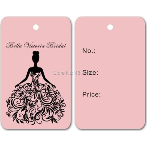 Customized silver logo embossed hang tag/clothing glossy paper swing tags/garment labels/dress printed tags labels