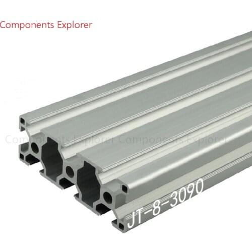 Arbitrary Cutting 1000mm 3090 Aluminum Extrusion Profile,Silvery Color