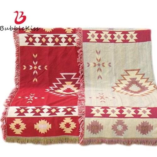 Bubble Kiss Simple Blanket Home Sofa Cover Blanket Red Double-Sided Bed Cover Blankets For Beds Customized Printed Throw Blanket